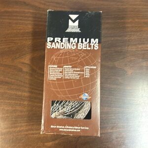 Mercer Abrasives Premium Sanding Belts 4”x21”. Pack of 10.